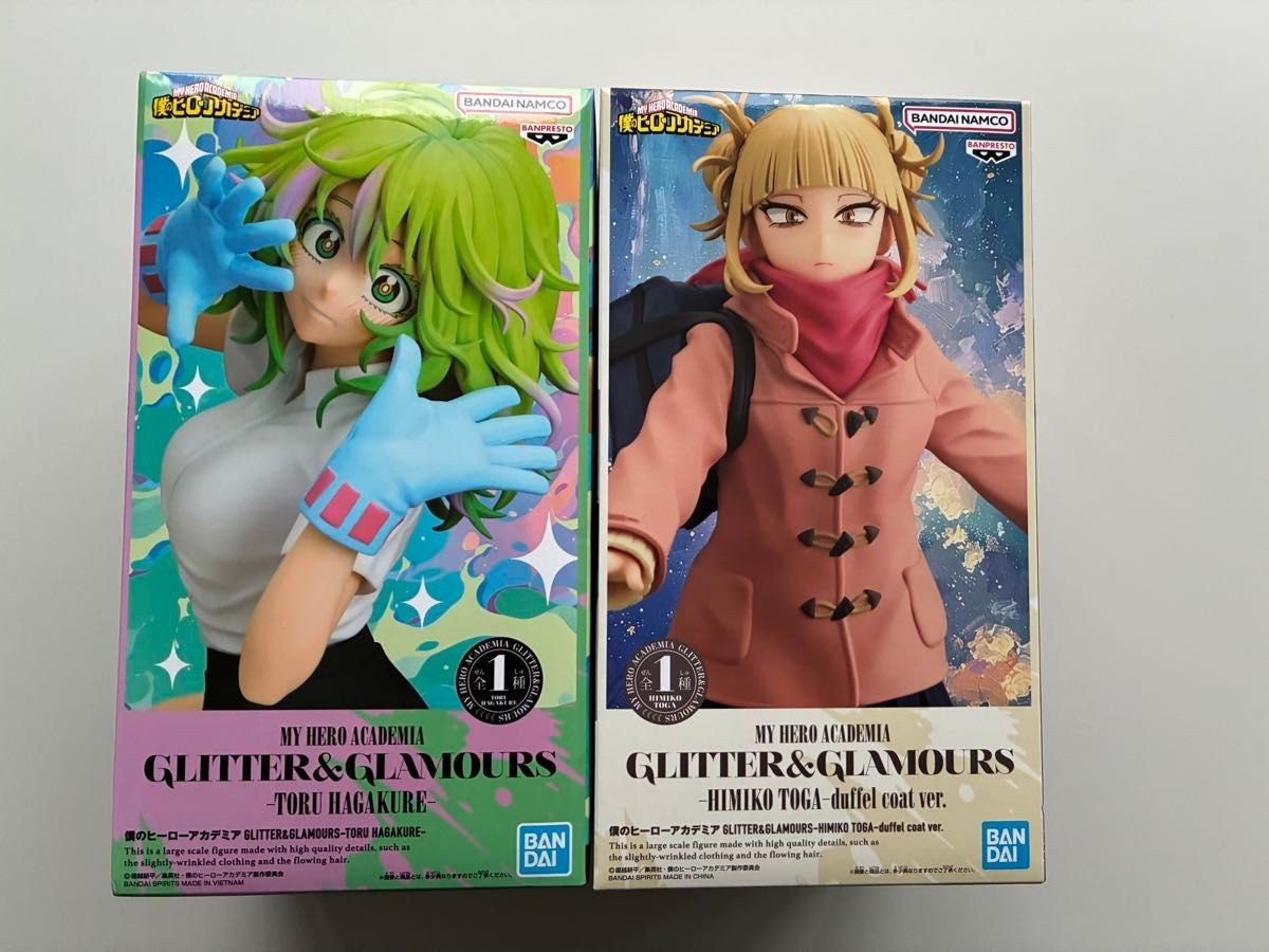 GLITTER&GLAMOURS Mirco & Toga 8体セット My Hero Academia GLITTER&GLAMOURS Toru Hagakure & Himiko Toga