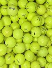 4 Dozen TITLEIST AVX Yellow 3A CONDITION GOLF BALLS FREE SHIPPING