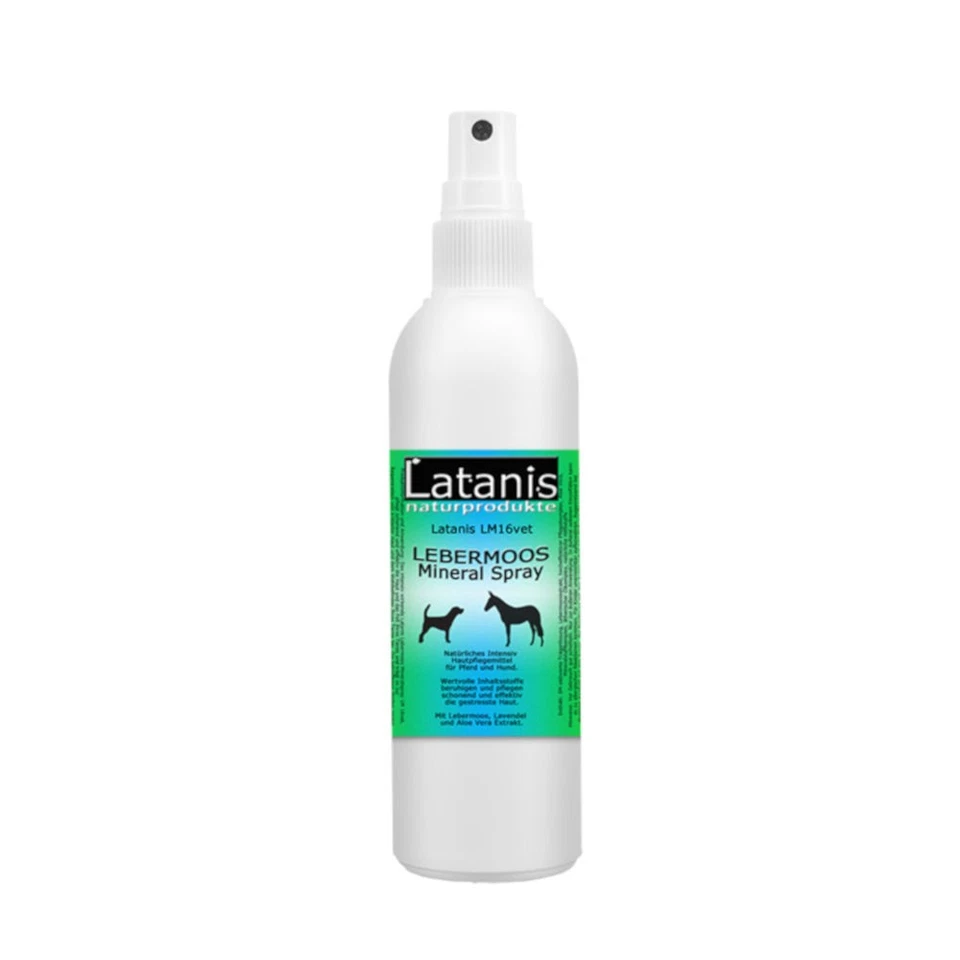 LATANIS NATURPRODUKTE Latanis Lebermoos Mineralspray LM16vet 130 ml - Haut- und Fellpflegemittel Spray