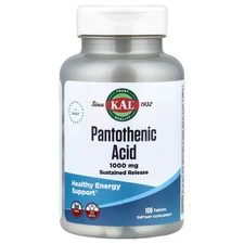 Pantothenic Acid, 100 Tablets