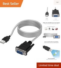 6-FT USB to RS-232 DB9 Serial 9 pin Adapter Prolific PL2303 SBT-