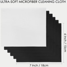 Microfiber Cleaning Cloth for Watches, Glasses, Jewelery, Cell Phones, Size 7x6