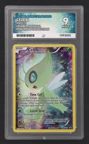 Pokemon Celebi Mythical Collection XY111 Promo ACE 9 Not PSA