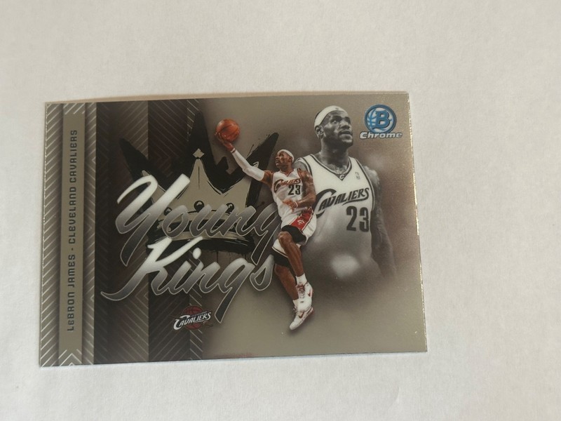 Topps 2005 Bowman Chrome LeBron James Young Kings Insert YK-5 Cavaliers