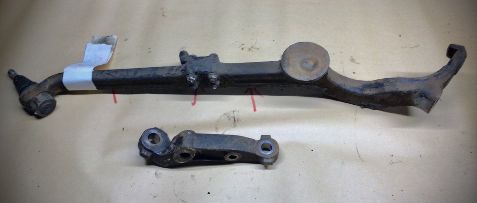1966- 80 Rolls Royce Silver Shadow Wraith II Front Right Control Arm 2pc UR17381