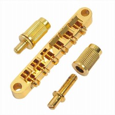 Tune-O-Matic Bridge Tailpiece Stop Bar For Epiphone LP Gibson SG Guitar GOLD SET