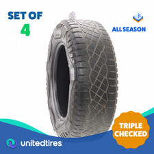 Set Of 4 Used Lt 28565r20 Goodyear Wrangler Territory Rt To 1absq