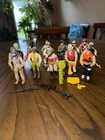 Vintage Gi Joe Figure Lot 1985 - 1992 X’s 15 Figures & Accessories See $1 Bid