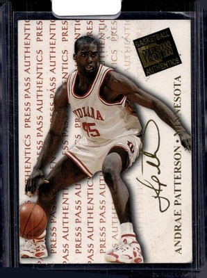 1998 Press Pass Authentics #30 Andrae Patterson