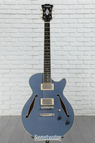 D'Angelico Excel SS Tour Semi-hollowbody Electric Guitar - Slate Blue