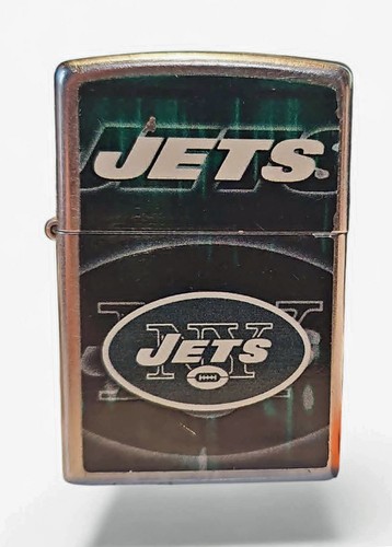 Vintage  Genuine ZIPPO  NFL New York Jets Football 2014