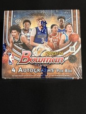 2025-26 Bowman Basketball Hobby Jumbo Box New Sealed 4 Autos Rookie In Hand