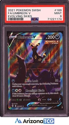 Pokemon 2021 Umbreon V 189/203 Alt Art Evolving Skies PSA 9 | eBay