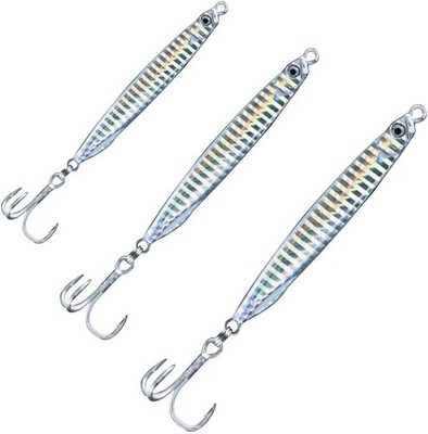 NAVICATCH Saltwater silver Fishing Lures Fishing Jigs for Bluefish,Striped bass.