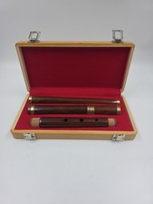 Wooden Flute Recorder Set with Hard Case -Tradional Style Wind Instrument
