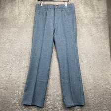 Levi's Mens Vintage Pants 36x32 Blue Dacron Polyester Made in USA