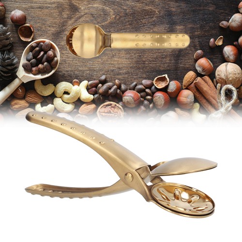 (Gold)Stainless Steel Nutcracker Chestnut Clip Metal Multifunctional Nut US - Picture 3 of 24