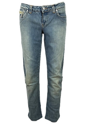 John Richmond Damen Jeans W30 Denim Baumwolle Stretch Reißverschluss Taschen RICH
