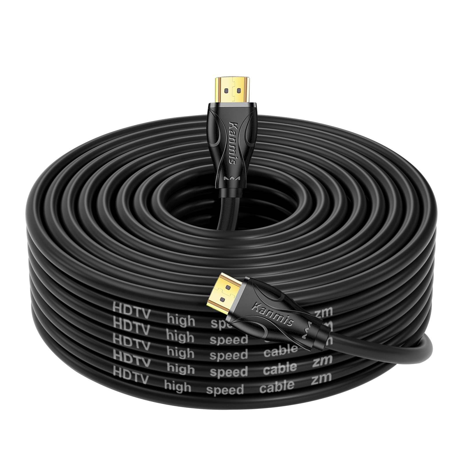 4K HDMI Cable 50ft, High Speed Hdmi 2.0 Cables &4K@60Hz 2K 1080P, Ultra High ...