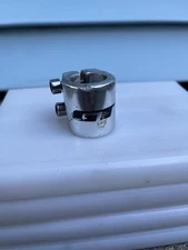 GT BMX DOUBLE SEAT CLAMP VINTAGE BMX silver seat clamp