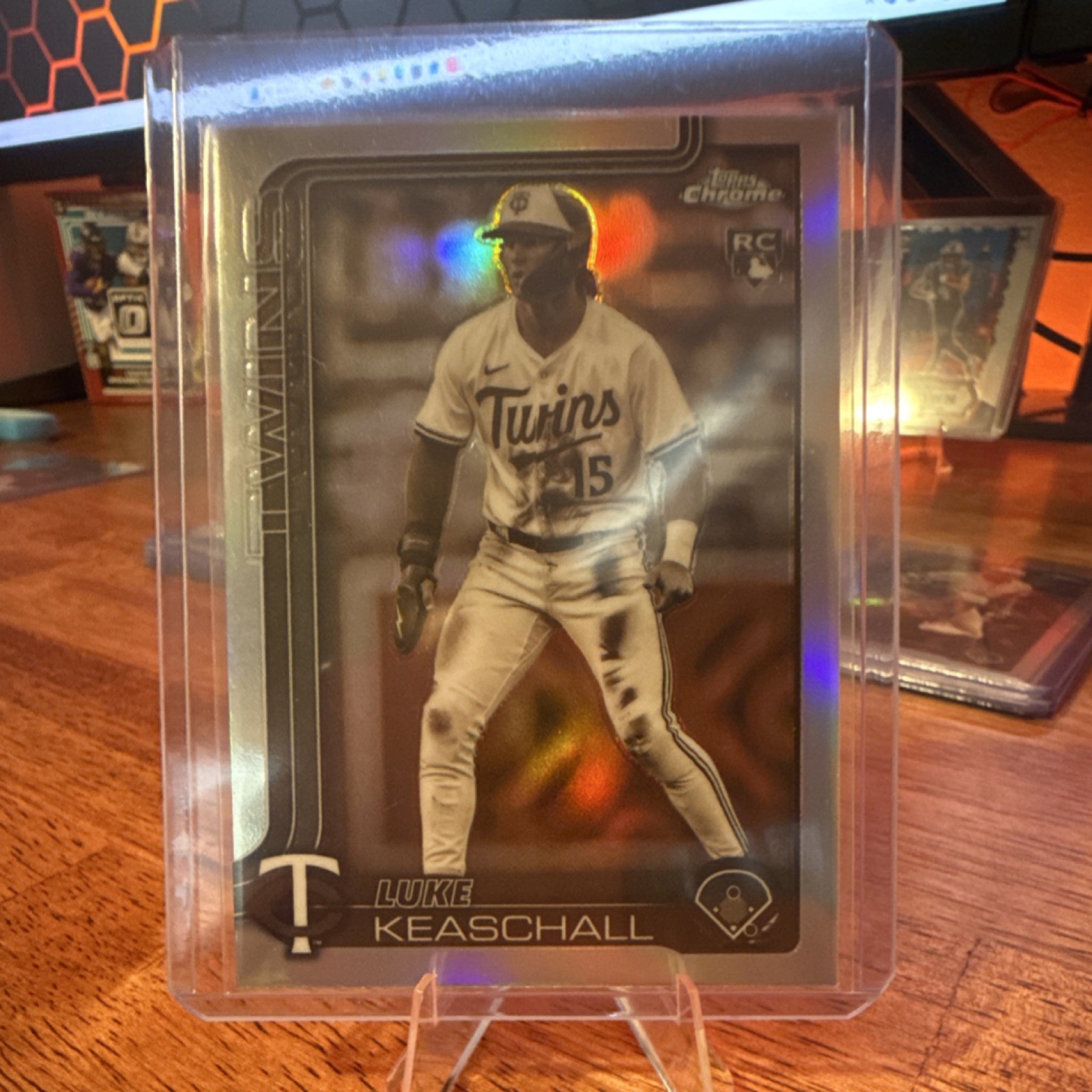 2025 Topps Chrome Update Luke Keaschall Rookie #USC106 Minnesota Twins