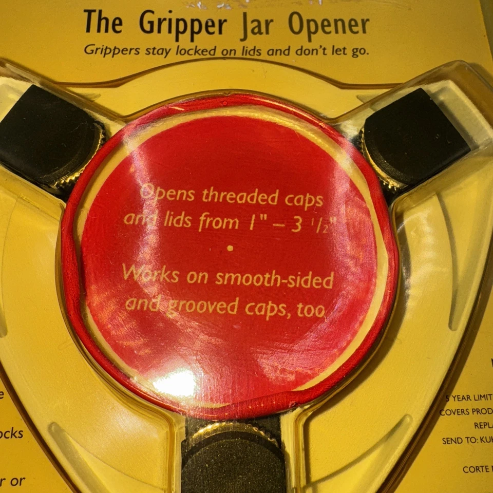 Abridor de garra Kuhn Rikon para frascos e garrafas, branco - Imagem 3 de 4