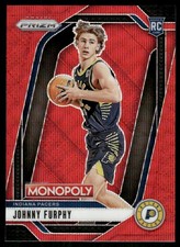 2024-25 Panini Prizm Monopoly #60 Johnny Furphy Red Prizms