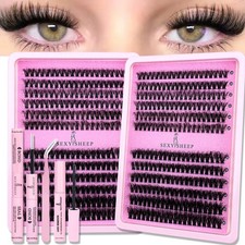 DIY Individual Cluster Eyelashes 40D 60D Segm...