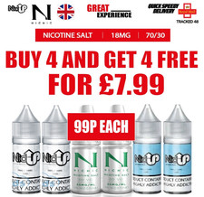 Shots Nic Shots 10ml 15/18/20mg e liquid vape juice NicDrops drops 50/70/100 VG
