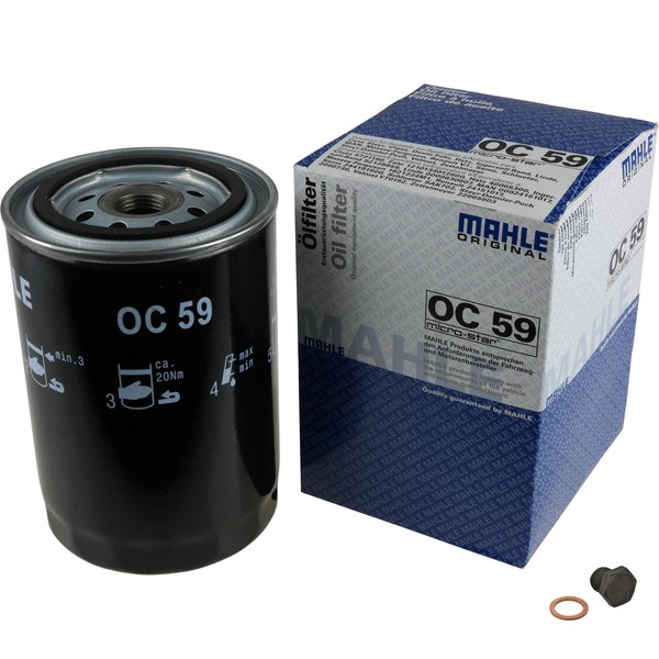 Mahle ÖLfilter Mit Verschlussschraube FüR Opel Rekord D 2.2 2.1-image