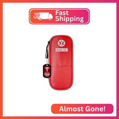 mnmoom Epipen carry case waterproof Insulated Travel Medication Organizer Bag wi