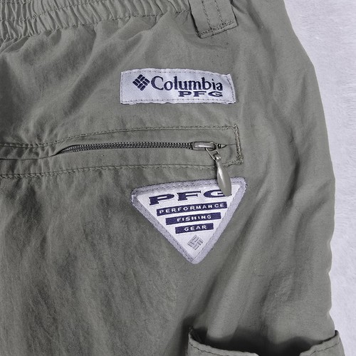 Columbia PFG Omni-Shade Convertible Men's Size Large Olive Pants - Bild 13 von 13