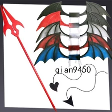 Costumes Weapon Touhou Project Demon Remilia Scarlet Cosplay Wing Tail Halloween