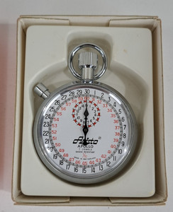 Aristo Apollo 7 Jewels shock resistant Manual Wind Stopwatch Swiss Made 1/10
