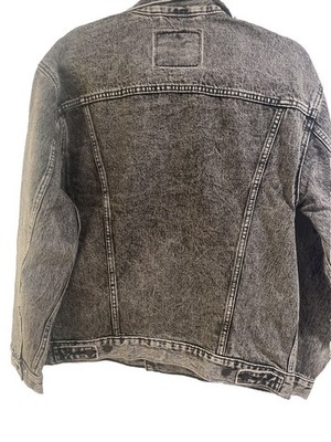 Levi Relaxed-Fit Trucker Jacket BLACK DX, CHOOSE SIZE- Large, X