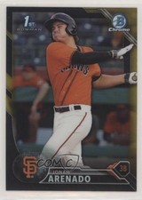 2016 Bowman Chrome Prospects Black & Gold Refractor Jonah Arenado #BCP240 s1i