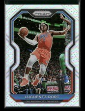 2020-21 Panini Prizm #31 Luguentz Dort Silver Prizms Oklahoma City Thunder