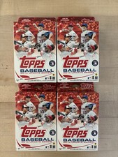 Lot Of 4 2013 Topps Update Series Baseball Factory Sealed Hanger Boxes - Red