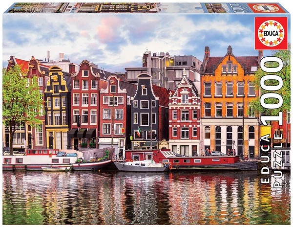 Educa, 1000 Teile Puzzle Tanzende HäUser In Amsterdam, , EDU18458-image