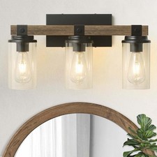 Farmhouse 3-Light Bathroom Vanity Light Fixture