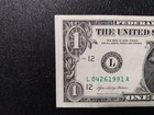 2021 dollar bill  birthday note { L 04-26-1991 A } — photo 1