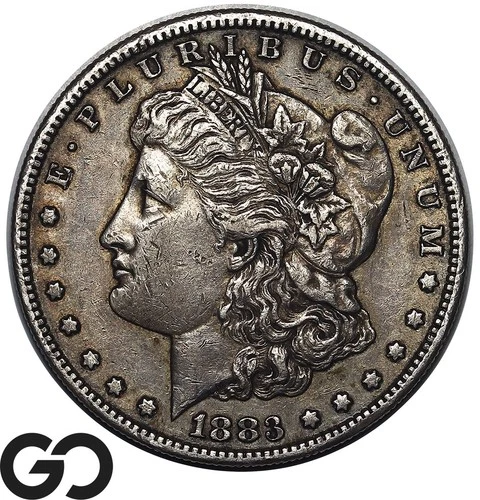 1883-S Morgan Silver Dollar, Choice AU++/Unc Better Date