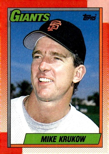 Lote de 22 tarjetas de béisbol 1990 Topps San Francisco Giants casi nuevo Mike Krukow - Imagen 1 de 22