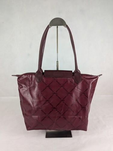 Authentic Longchamp Le Pliage Modele Depose Special Edition Red Jockey Pattern - Picture 2 of 24