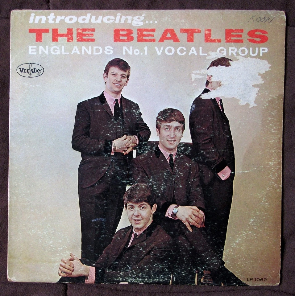 Beatles LP 1964 MONO Introducing the Beatles Version 1, Vee Jay Oval, VG/VG+! - Image 2 of 4