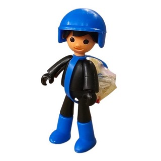 Maxi uovo anni 70 Adriano leroe dellaria nero/blu