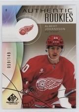 2024 Upper Deck SP Game Used Authentic Rookies Gold 59/149 Albert Johansson 0nr3