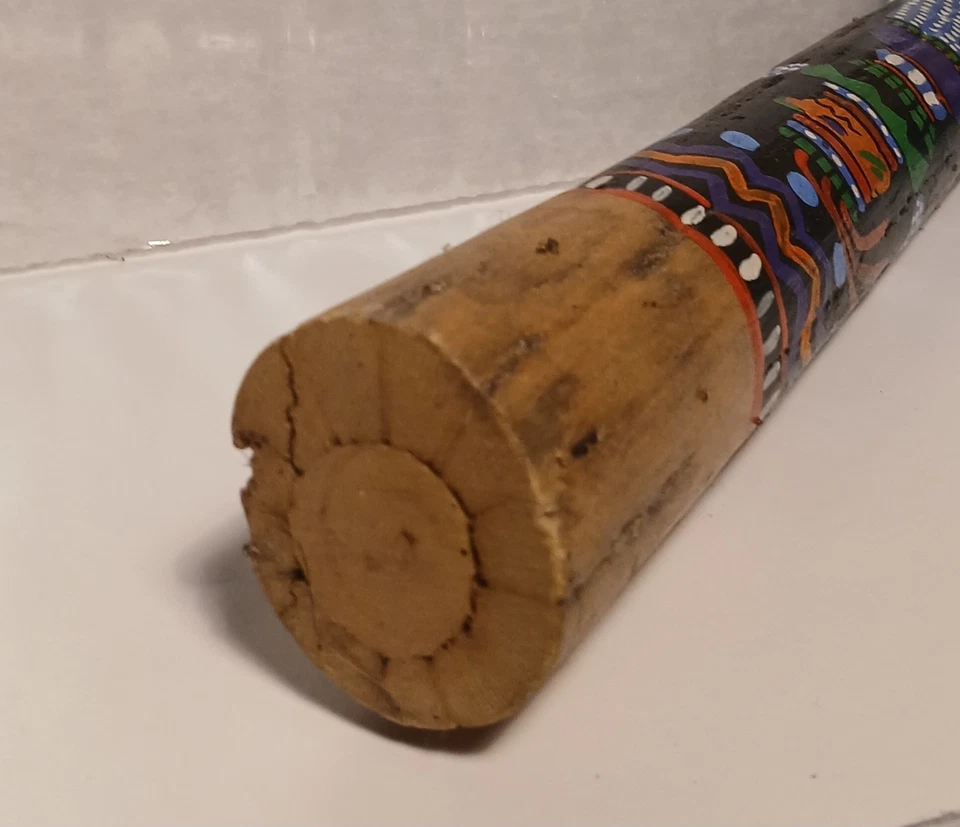 Palo de Lluvia 30" Auténtico/Pintado a Mano de Chile - Excelente Estado Foto 3 de 3