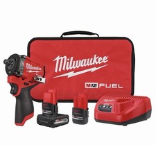 Milwaukee 2563-22 M12 FUEL Stubby 1/2" Impact Wrench Kit