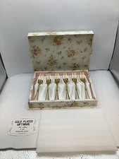 Gold Plated Giftware 6pc Fork Set 